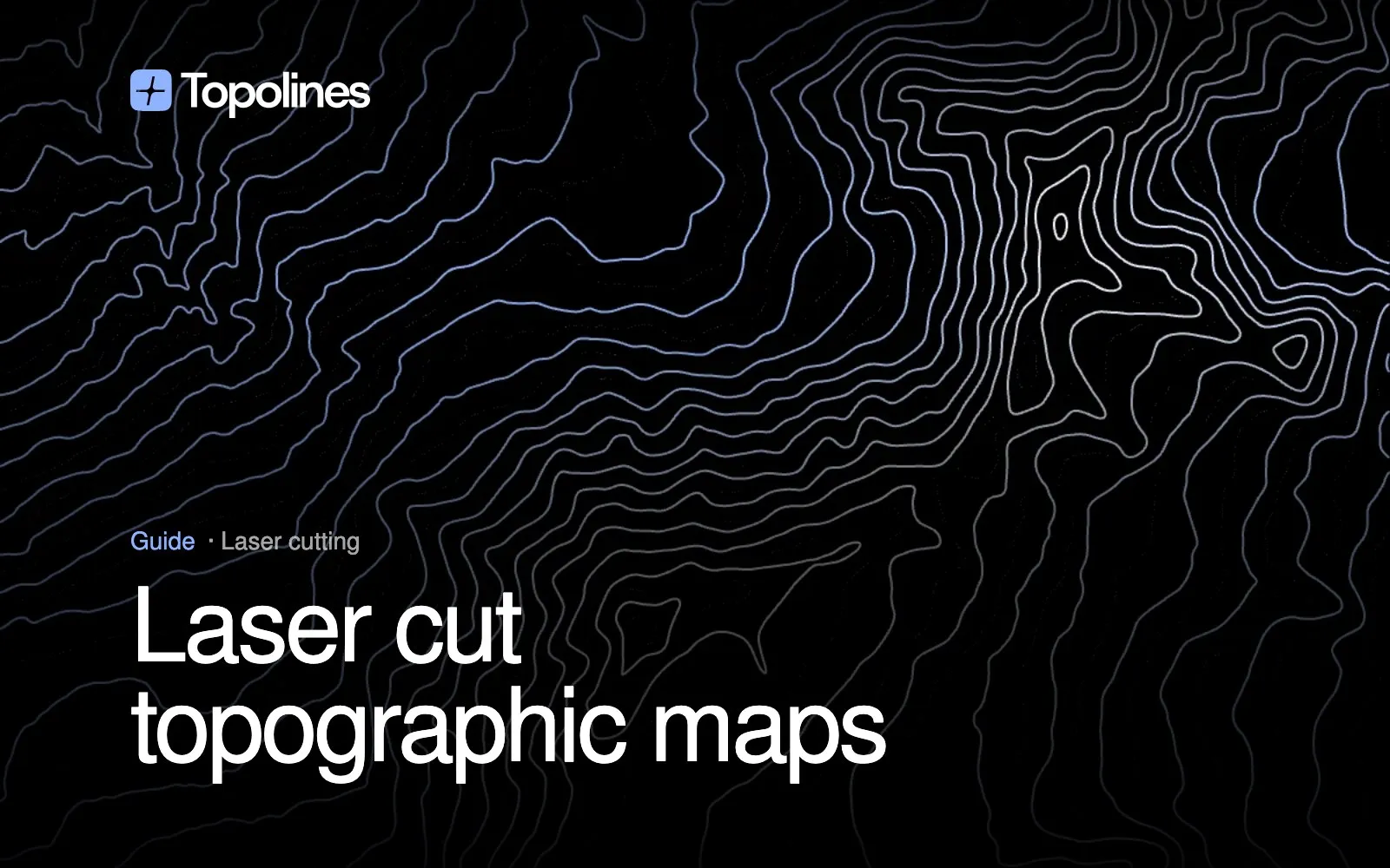 Laser Cut Topographic Map: Make Layered Topo Maps of Any Place