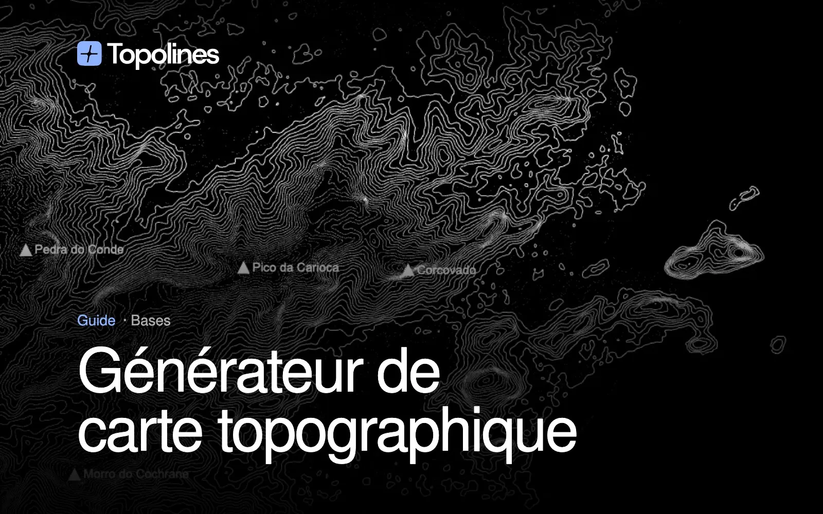 Générateur de carte topographique : créer des courbes de niveau en ligne
