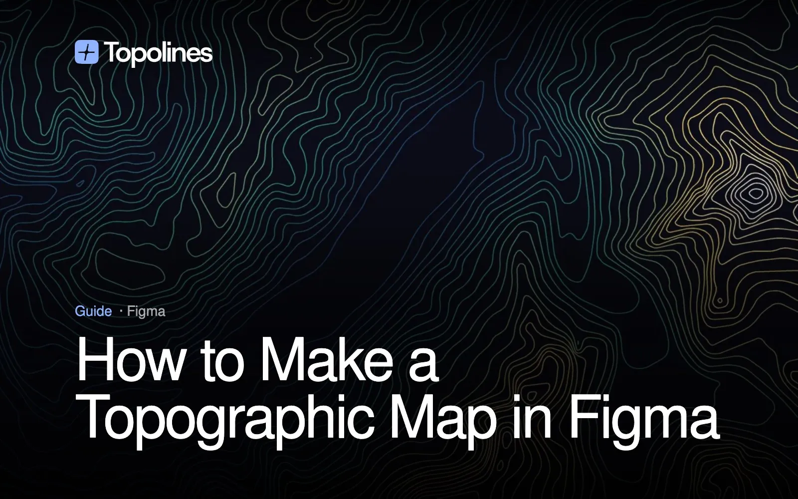 How to Make a Topographic Map in Figma
