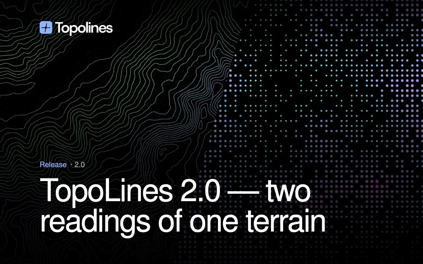 TopoLines 2.0: two readings of one terrain