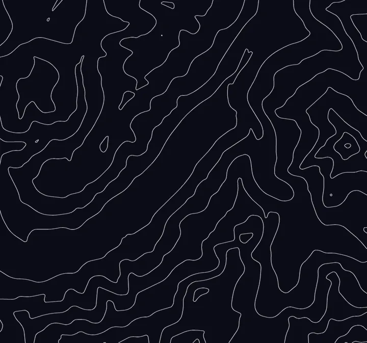 Chamonix contours at a 400 m interval